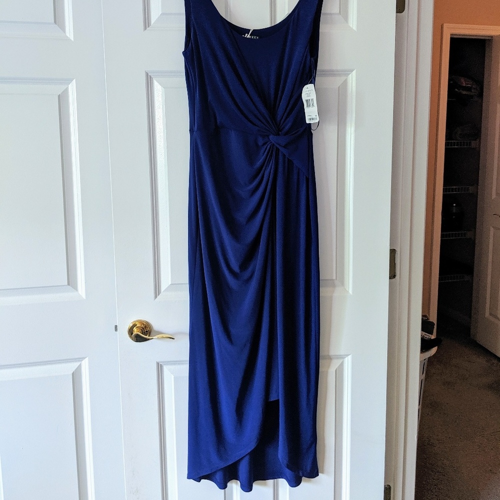 NWT!✨ Ralph Lauren Blue Knot Midi Dress